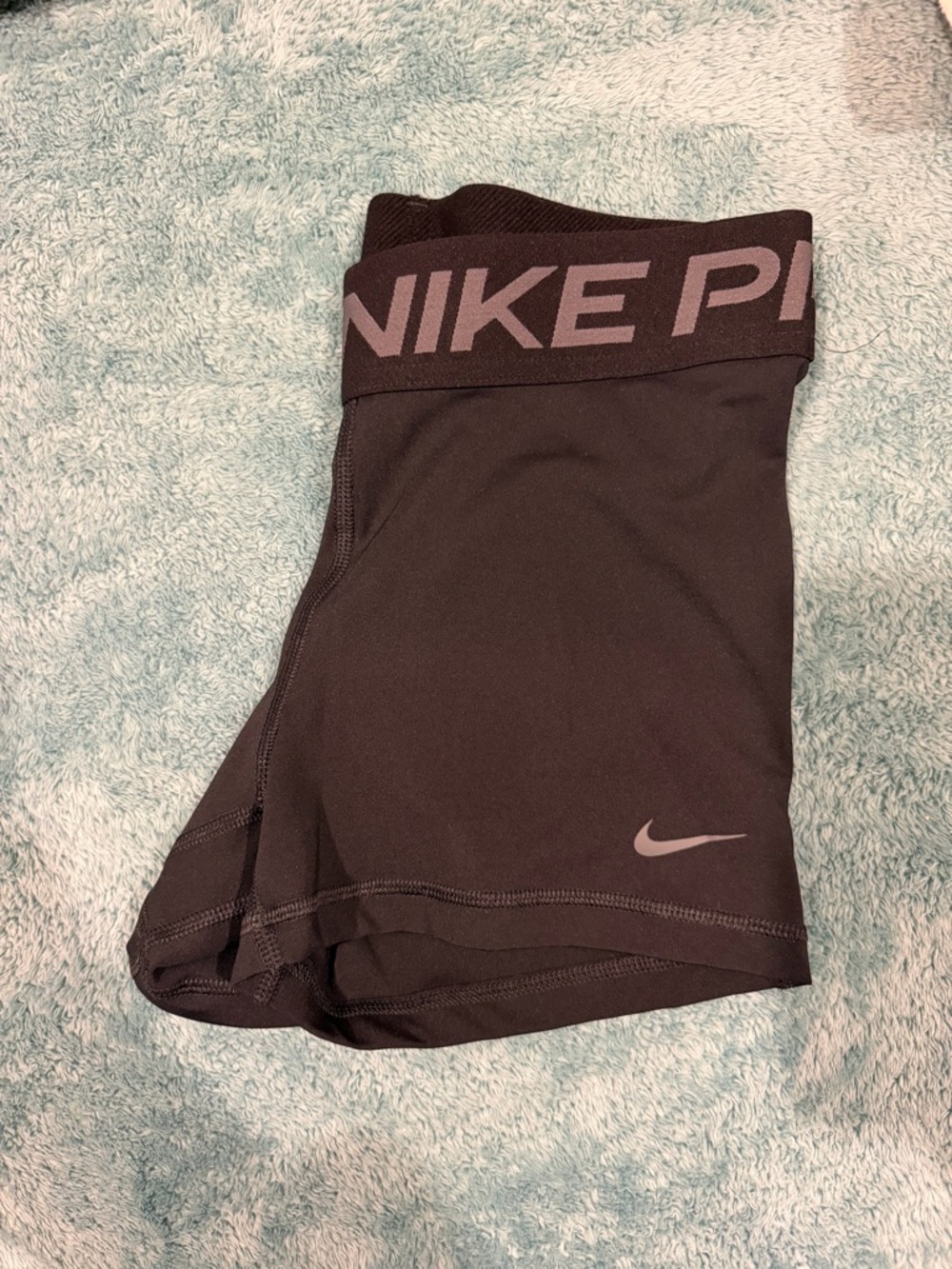 Nike Black Logo Waistband Athletic Shorts